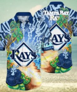 Tampa Bay Rays MLB Flower Hawaiian Shirt For Men Women Best Gift For Fans