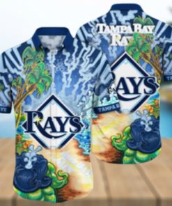 Tampa Bay Rays MLB Flower Hawaiian Shirt For Men Women Best Gift For Fans