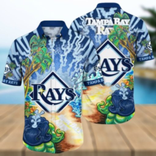 Tampa Bay Rays MLB Flower Hawaiian Shirt For Men Women Best Gift For Fans