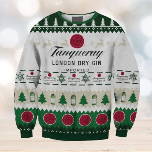 Tanqueray London Dry Gin Ugly Christmas Sweater, Gift for Christmas Holiday