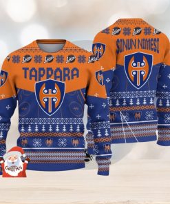 Tappara 3D Ugly Christmas Sweater Christmas Holiday Gift Custom Name For Men And Women