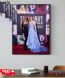 Taylor Swift And Beyonce Tonight At TS The Eras Tour Film Premiere Home Decor Poster Canvas