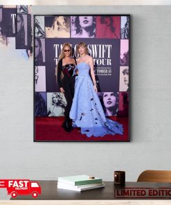 Taylor Swift And Beyonce Tonight At TS The Eras Tour Film Premiere Home Decor Poster Canvas