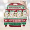 Jeppson’s Malort Snowman Ugly Christmas Sweater