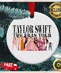 Taylor Swift Personalized The Eras Tour Fan Gifts 2023 Christmas Tree Decorations Ornament