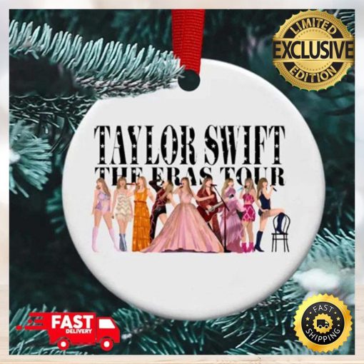 Taylor Swift Personalized The Eras Tour Fan Gifts 2023 Christmas Tree Decorations Ornament