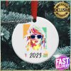 Buffalo Plaid Grinch Face Ornament, The Grinch Christmas Tree Ornaments