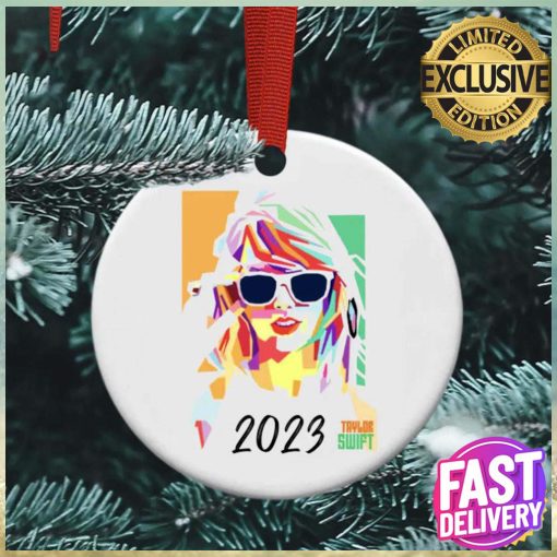 Taylor Swift Personalized With Tour Date Or Personal Message Custom Name 2023 Holiday Christmas Decorations Ornament