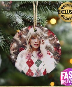 Taylor Swift Posing Christmas Tree 2023 Swiftie Gift Christmas Tree Decorations Ornament