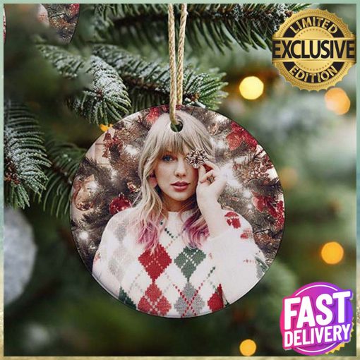 Taylor Swift Posing Christmas Tree 2023 Swiftie Gift Christmas Tree Decorations Ornament