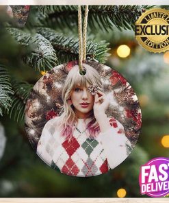 Taylor Swift Posing Christmas Tree 2023 Swiftie Gift Christmas Tree Decorations Ornament