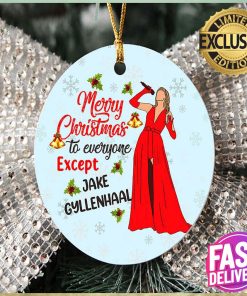 Taylor Swift Red Album All Too Well Merry Christmas Decorations Ornament