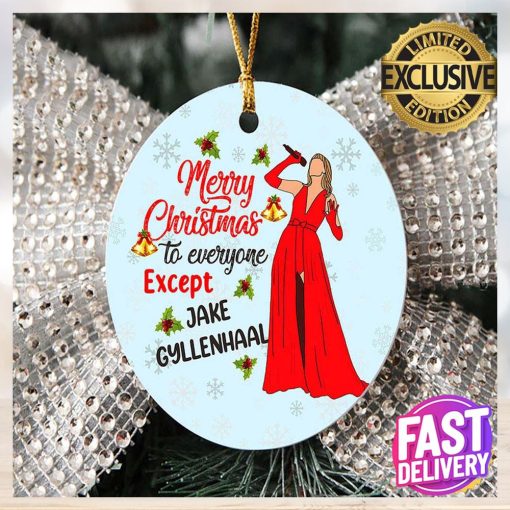 Taylor Swift Red Album All Too Well Merry Christmas Decorations Ornament