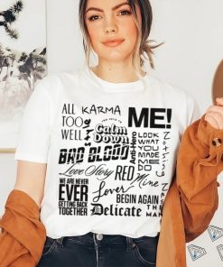 Taylor Swift Song shirt