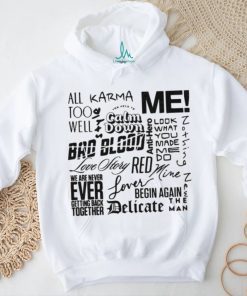 Taylor Swift Song shirt