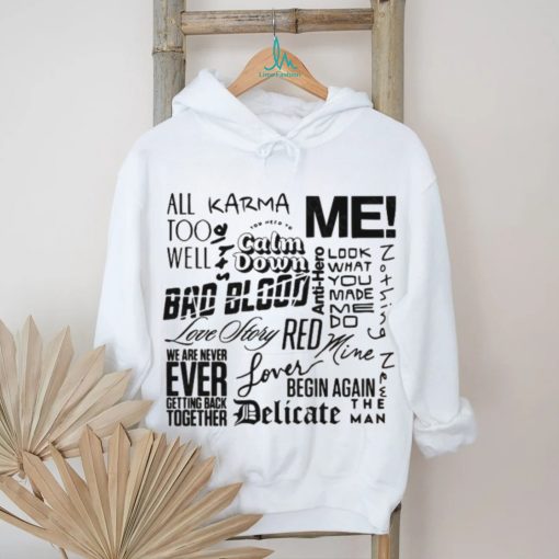 Taylor Swift Song shirt