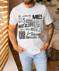 Taylor Swift Song shirt