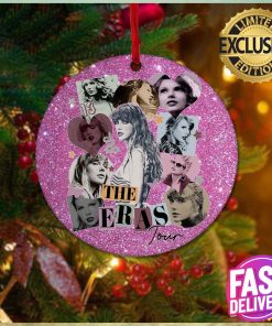 Taylor Swift The Eras Tour 2023 Swiftmas Swifties Gift Ceramic Christmas Tree Decorations Ornament