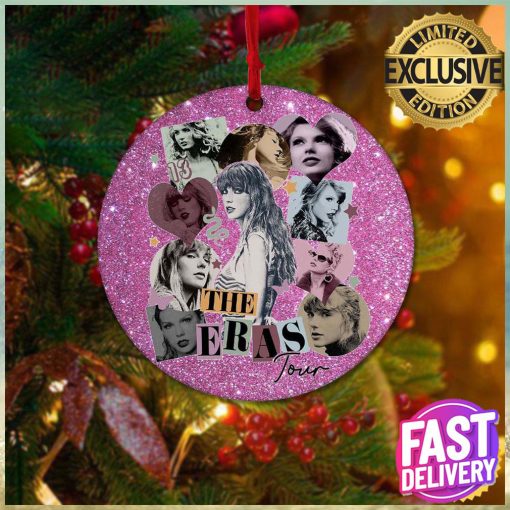 Taylor Swift The Eras Tour 2023 Swiftmas Swifties Gift Ceramic Christmas Tree Decorations Ornament