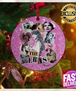 Taylor Swift The Eras Tour 2023 Swiftmas Swifties Gift Ceramic Christmas Tree Decorations Ornament