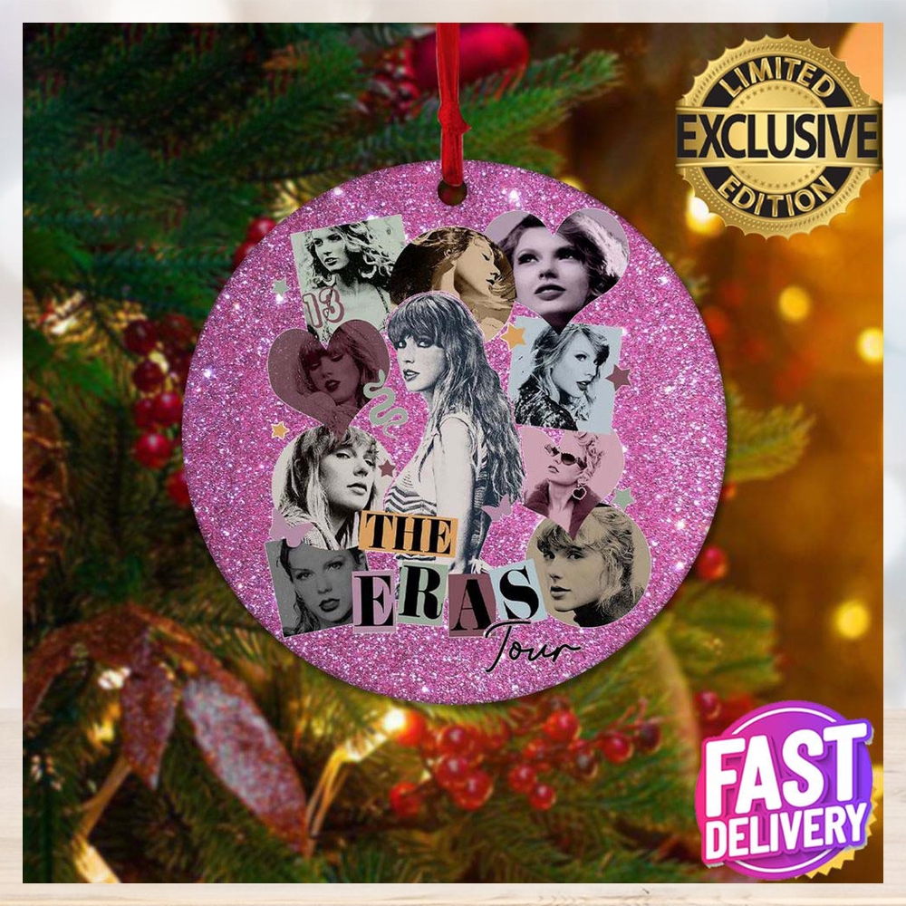 Eras Tour Ornament Custom Text Upload Photo Taylor Swift Christmas