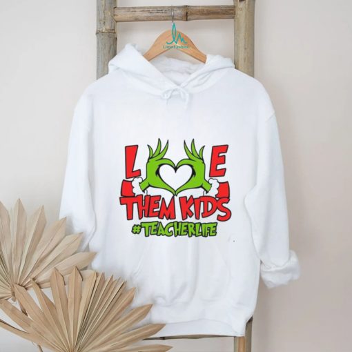 Teacher Life Love Kids Christmas Shirt