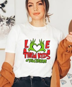 Teacher Life Love Kids Christmas Shirt