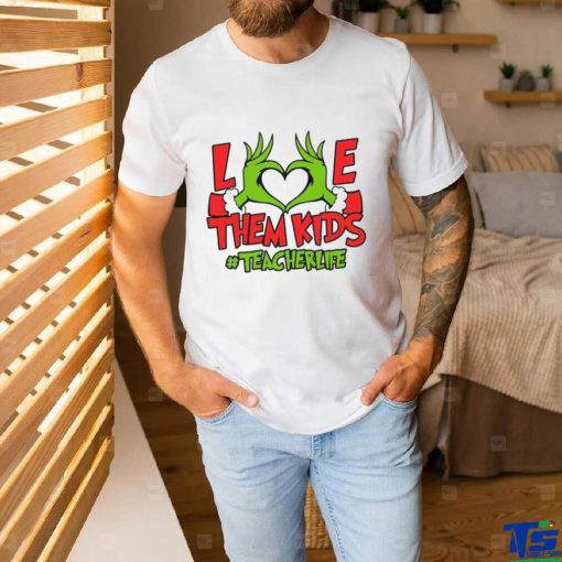 Teacher Life Love Kids Christmas Shirt