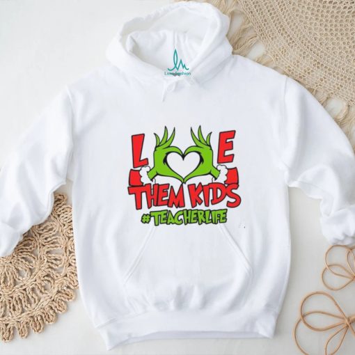 Teacher Life Love Kids Christmas Shirt