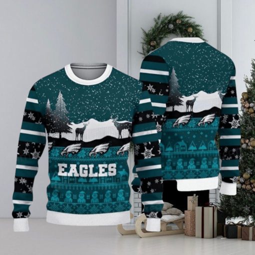 Team Apparel Nfl Philadelphia Eagles Christmas Winter Ugly Christmas Sweaters