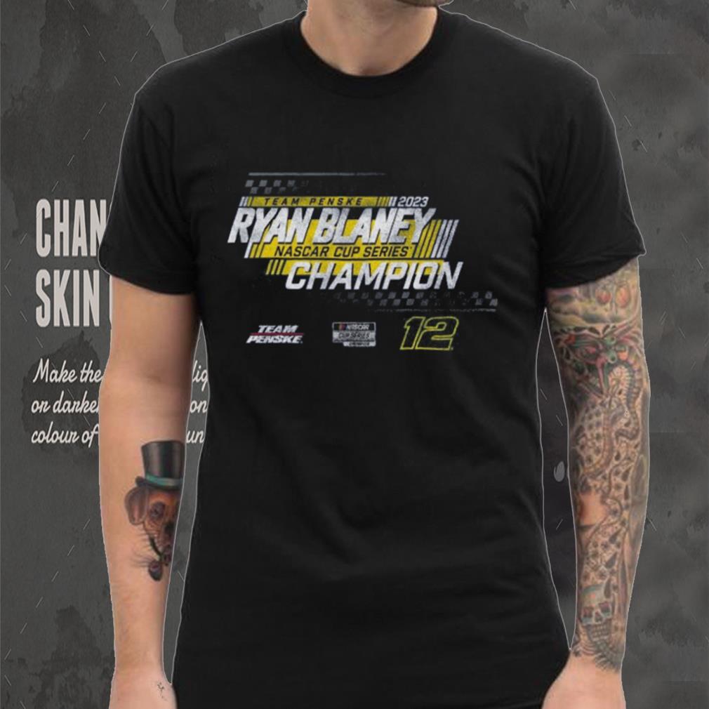 Team Penske Navy Ryan Blaney 2023 NASCAR Cup Series Champion Speed T Shirt Team Penske Navy Ryan Blaney 2023 NASCAR Cup Series Champion Speed T Shirt