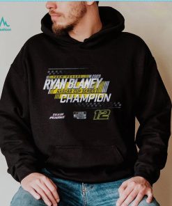 Team Penske Navy Ryan Blaney 2023 NASCAR Cup Series Champion Speed T Shirt