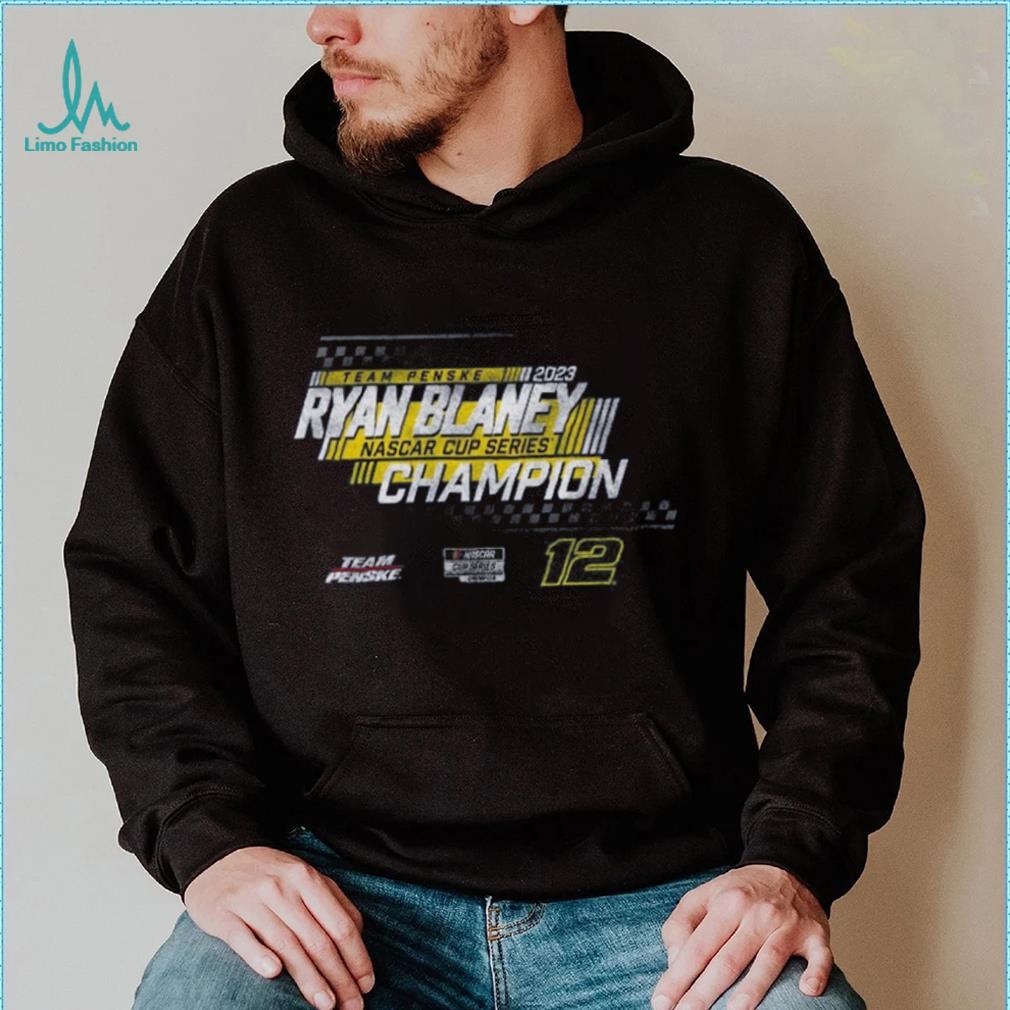 Team Penske Navy Ryan Blaney 2023 NASCAR Cup Series Champion Speed T Shirt Team Penske Navy Ryan Blaney 2023 NASCAR Cup Series Champion Speed T Shirt