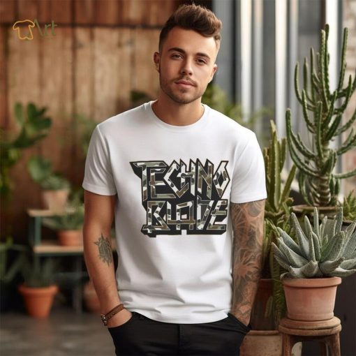 Technoblade Merch Camo Wordmark Shirt