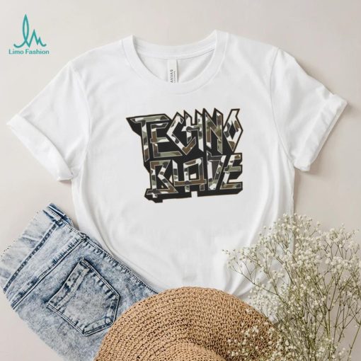 Technoblade Merch Camo Wordmark Shirt