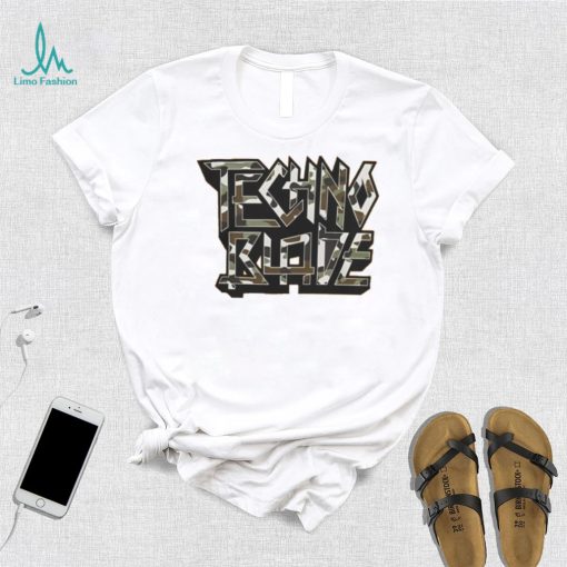 Technoblade Merch Camo Wordmark Shirt