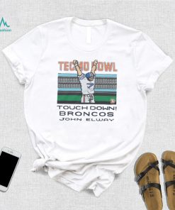 Tecmo Bowl Broncos John Elway Retro Denver Broncos Video Game T Shirt