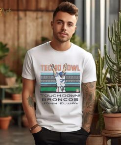 Tecmo Bowl Broncos John Elway Retro Denver Broncos Video Game T Shirt