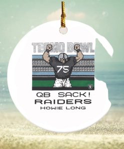 Tecmo Bowl QB sack Raiders Howie Long ornament1