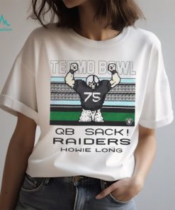 Tecmo bowl qb sack Las Vegas Raiders Howie Long retro NFL shirt