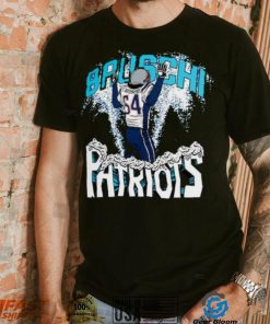 Tedy Bruschi New England Patriots Homage Caricature Retired Player Tri Blend T Shirt