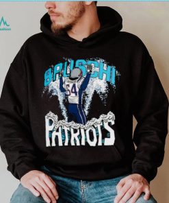 Tedy Bruschi New England Patriots Homage Caricature Retired Player Tri Blend T Shirt