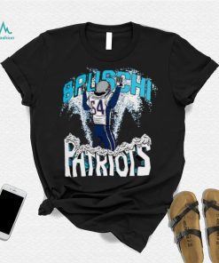 Tedy Bruschi New England Patriots Homage Caricature Retired Player Tri Blend T Shirt