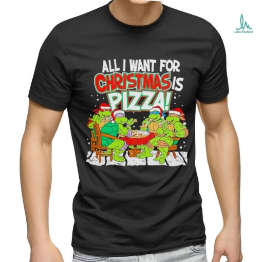 Teenage Mutant Ninja Turtles Pizza For Christmas Shirt