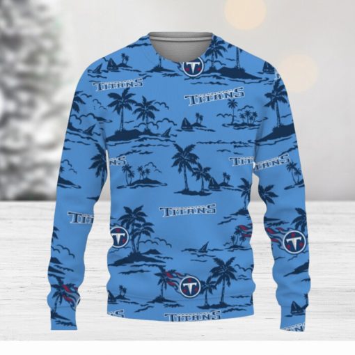 Tennessee Titans Aloha Hawaii Beach Knitted Xmas Sweater Gift Holidays