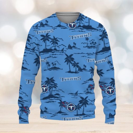 Tennessee Titans Aloha Hawaii Beach Knitted Xmas Sweater Gift Holidays