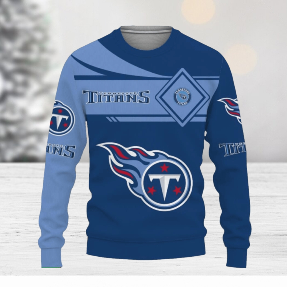 NFL Team Tennessee Titans 3D T-Shirt.