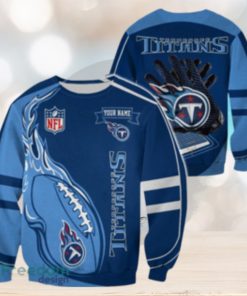 Tennessee Titans Custom Name Christmas Ugly Sweater Sweatshirt Sport For Fans