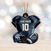 Washington Commanders NFL Sport Ornament Custom Your Name And Number