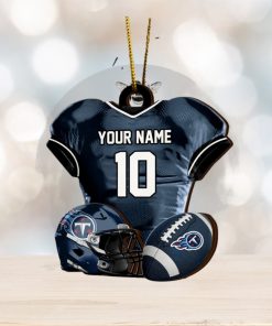 Tennessee Titans NFL Sport Ornament Custom Name And Number